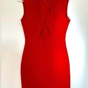MNG basics Chic Backless Red Dress